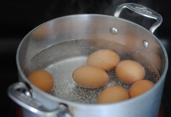 bring eggs to a boil