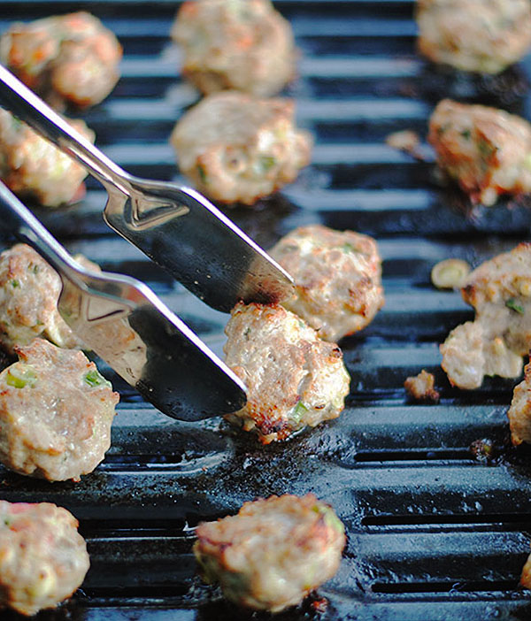 broiling meatballs