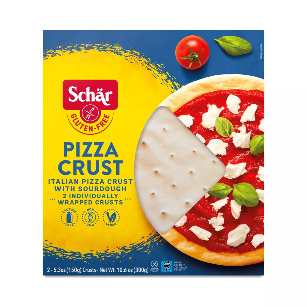 Schar brand gluten-free pizza crust